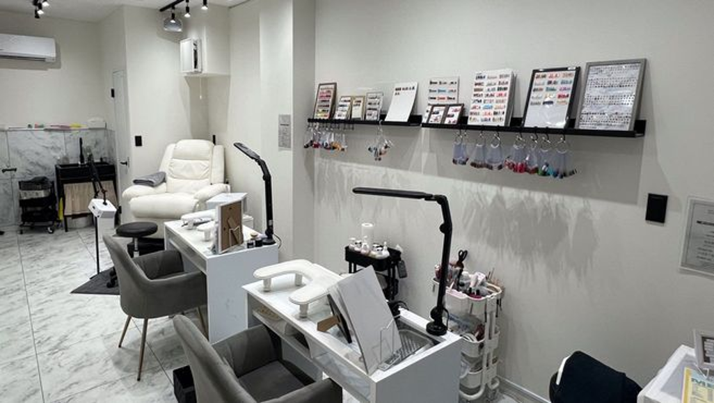 nail salon image（イマージュ）の施術スペース