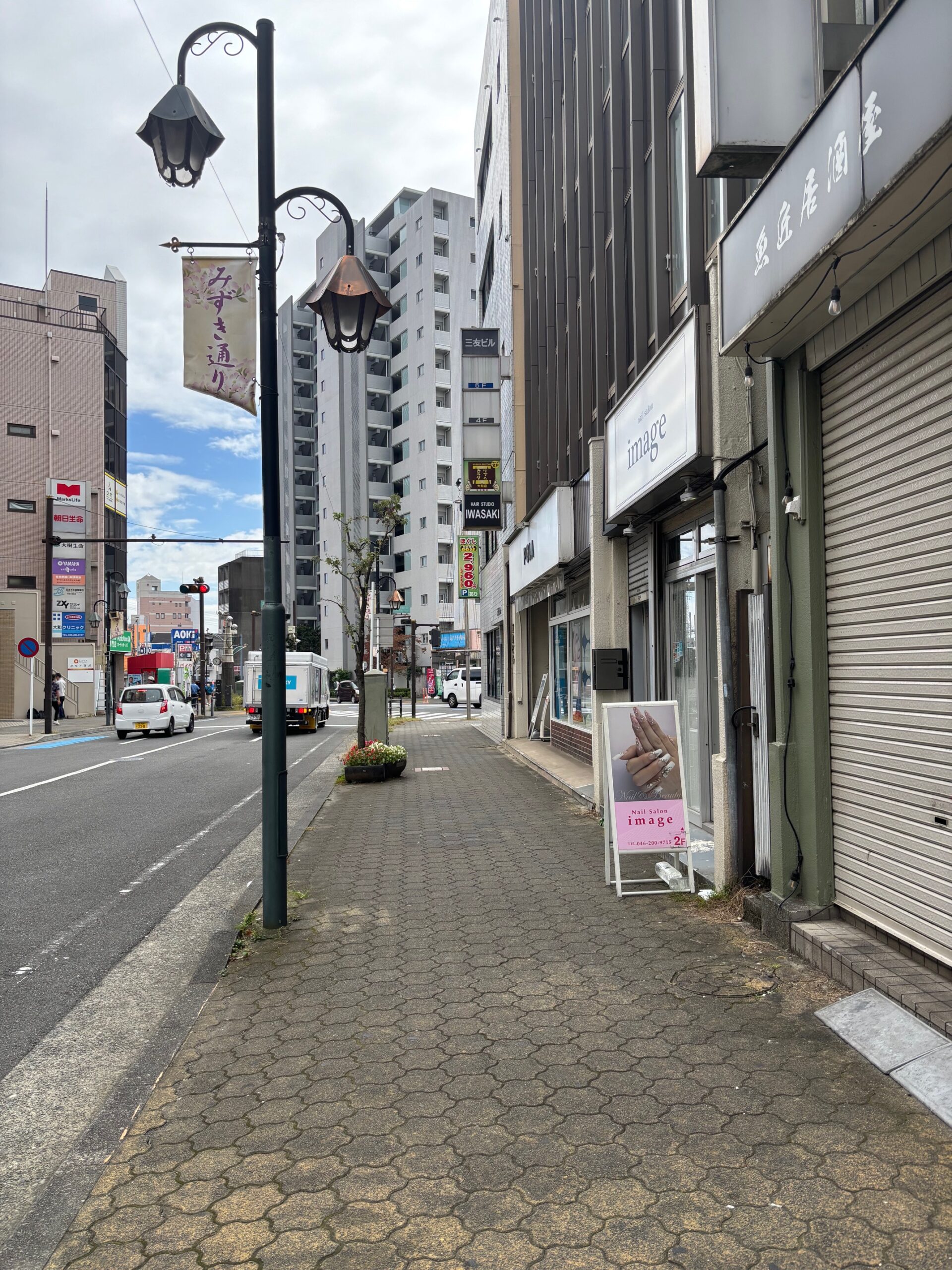 ネイルサロン image（イマージュ）店舗入口 大和駅徒歩2分